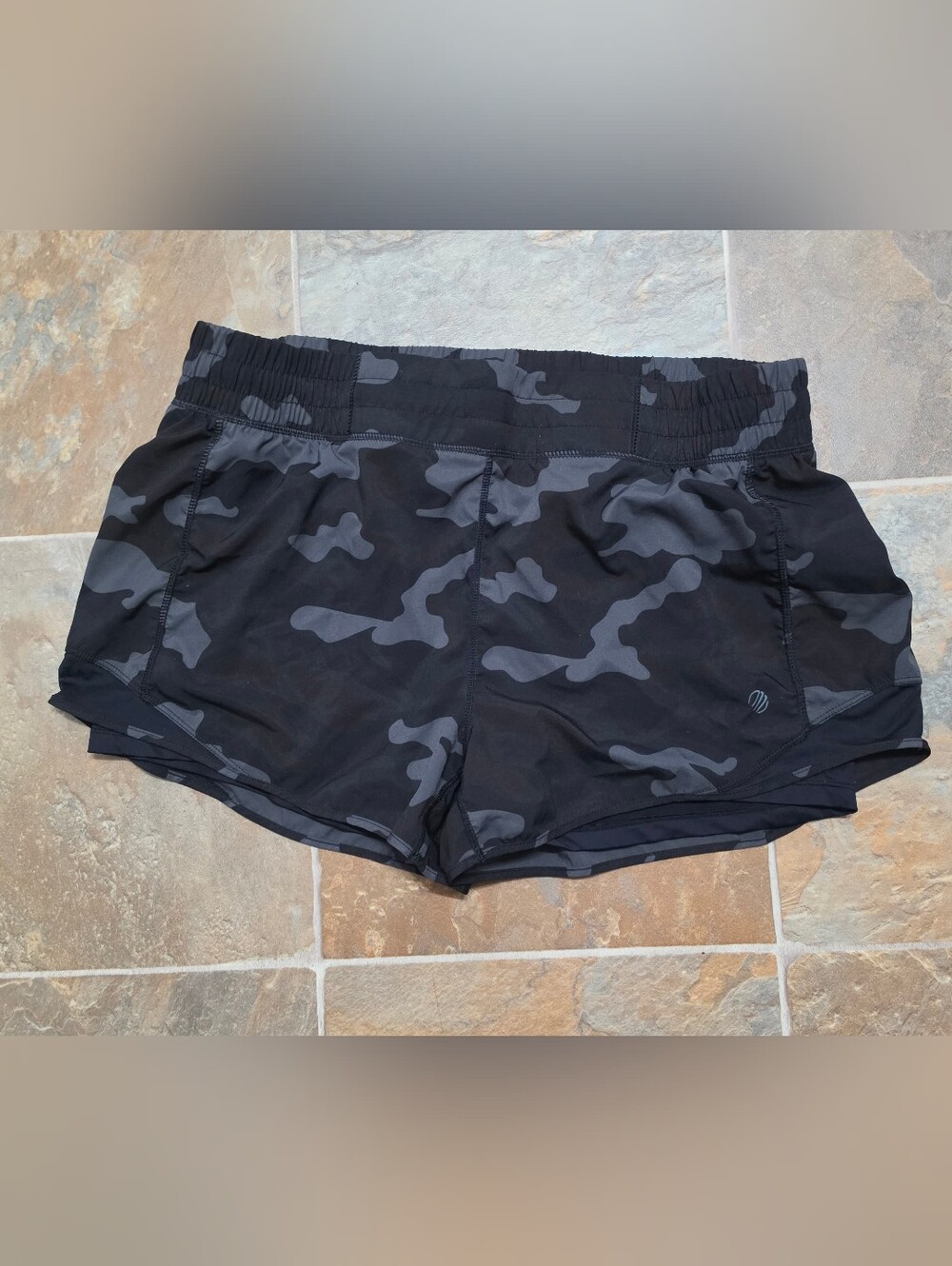 Women's Black Camo Performance Shorts
